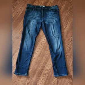 KanCan Women's Skinny Jeans - Dark Blue